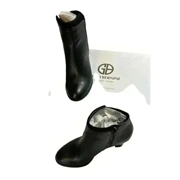 Giani Bernini Women's Memory Foam Bellee2 Black LE Booties Size 6M Classy Dressy - Picture 2 of 9